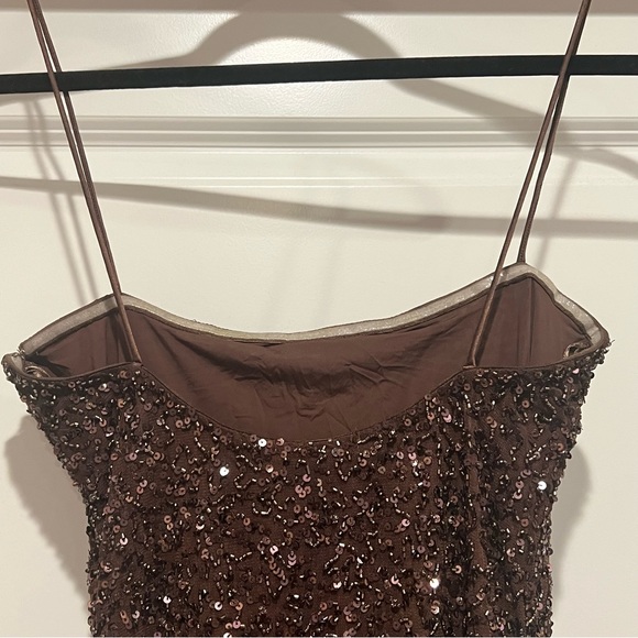 RETROFETE Sequin Dionne Dress in brown - Picture 12 of 15